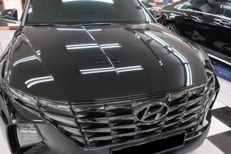 투싼 덴트 시공 사진