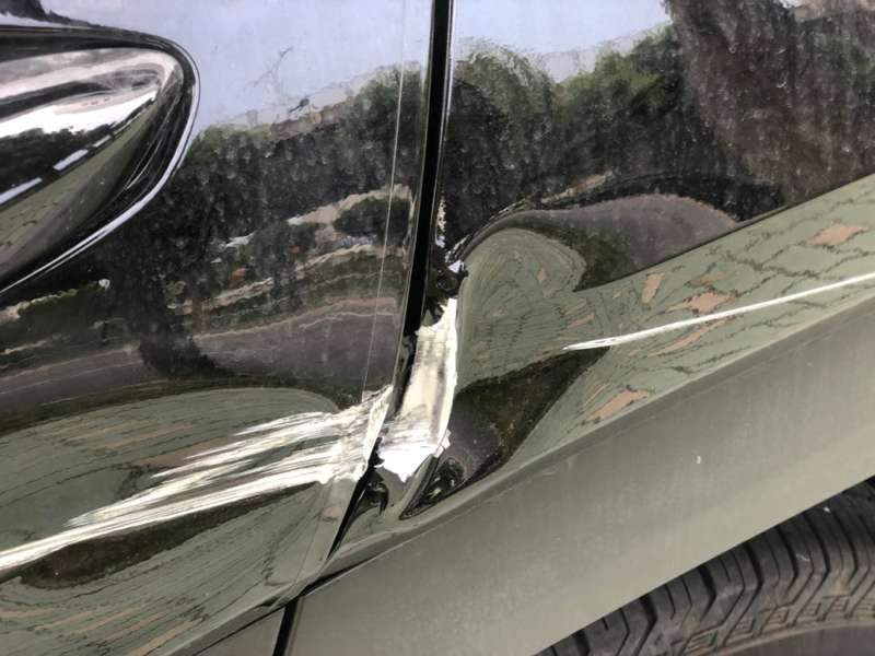 투싼 덴트 시공 사진