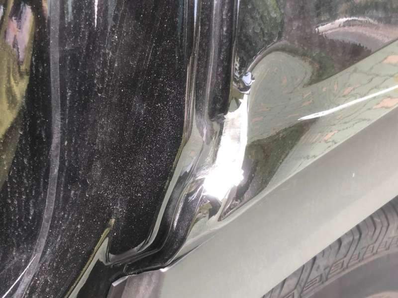 투싼 덴트 시공 사진