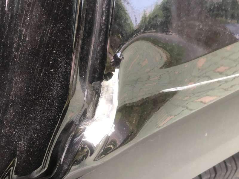 투싼 덴트 시공 사진