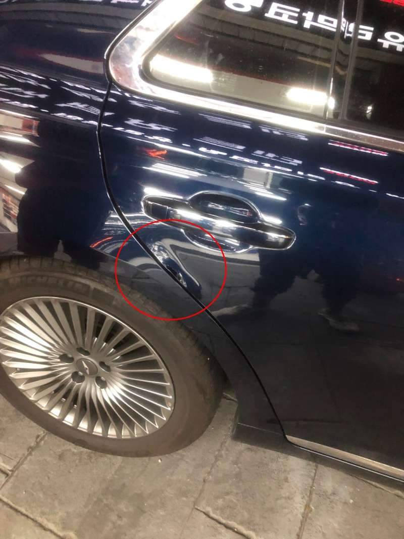  덴트 시공 사진