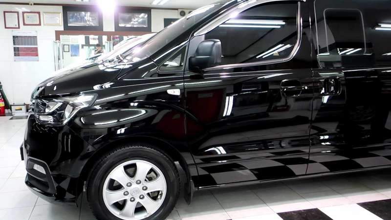 마포구 광택 전문점 스타렉스 판금 도색 후 광택 복원으 시공 후