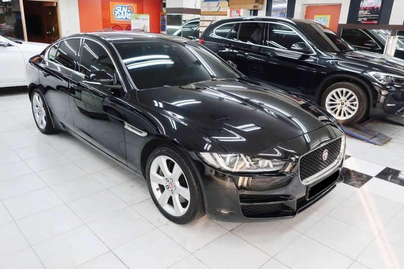 마포 서대문구 유리복원 전문점 재규어 XE 앞 유리 돌빵 복원