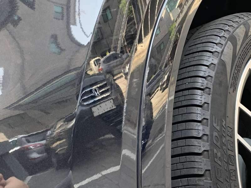 포르쉐 카이엔 덴트 시공 사진