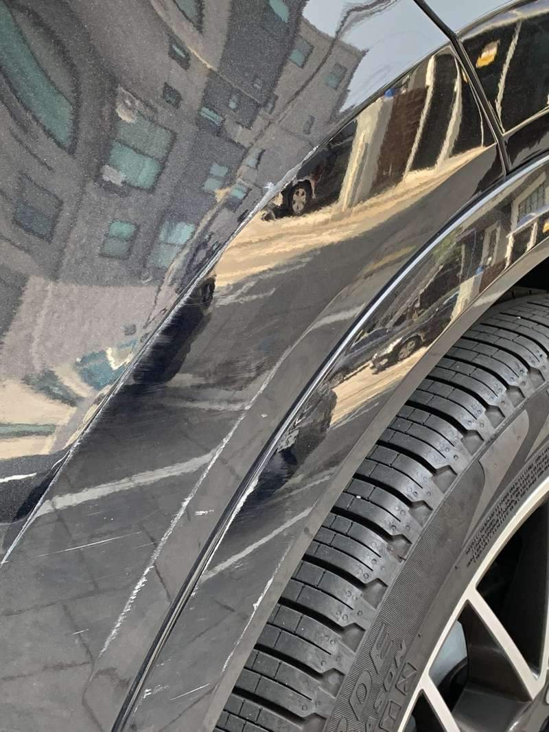 포르쉐 카이엔 덴트 시공 사진