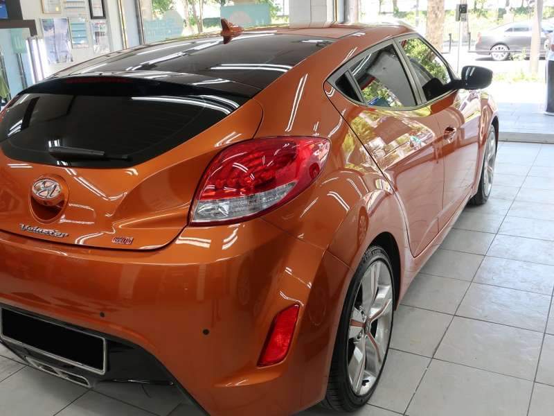  유리막 코팅 완성 후 10