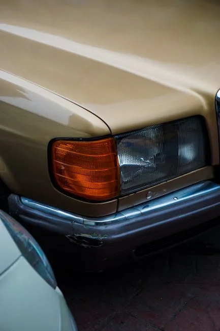 벤츠 BMW 범퍼 스크래치 손상 확인