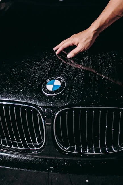 BMW 스월마크 광택 전후 비교