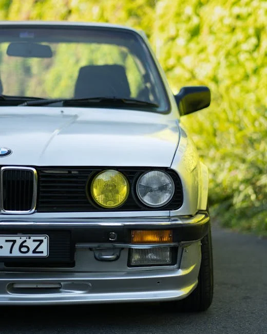 BMW 앞 범퍼 판금도색 완성 사진