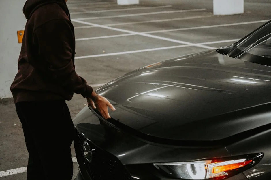BMW 후드 부분 PPF 시공 — 돌빠짐 방지 투명 보호필름