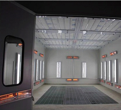 모터큐브 도색 작업장