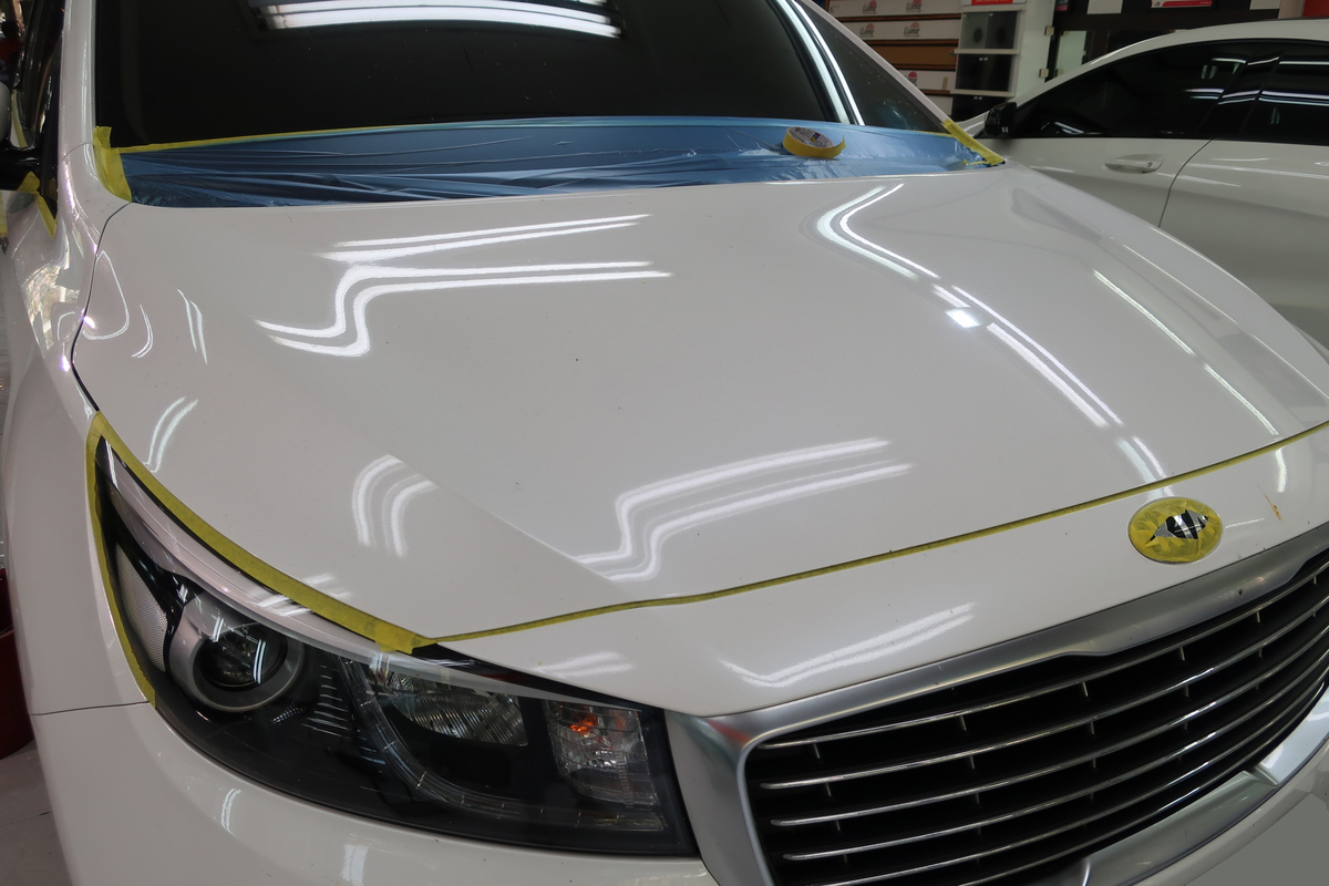 광택 및 코팅 전처리 작업